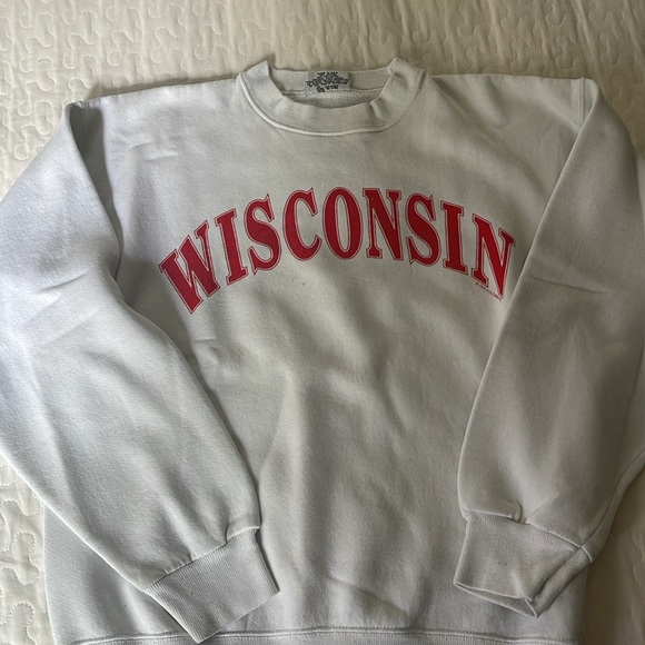 Vintage Wisconsin Crewneck, Holoubek, size large - Picture 2 of 4